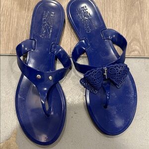 Ferragamo Blue Women's Sandals